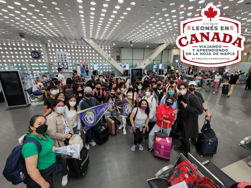 Alumnos de secundaria y preparatoria en viaje de practicas por Canadá