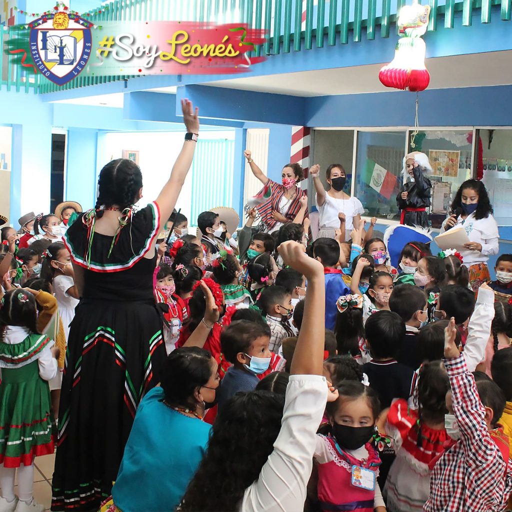 ¡Viva México! así celebraron alumnos de Preescolar